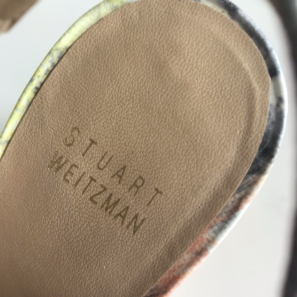 Stuart Weitzman Multi Colored Wedge Sandals - image 6